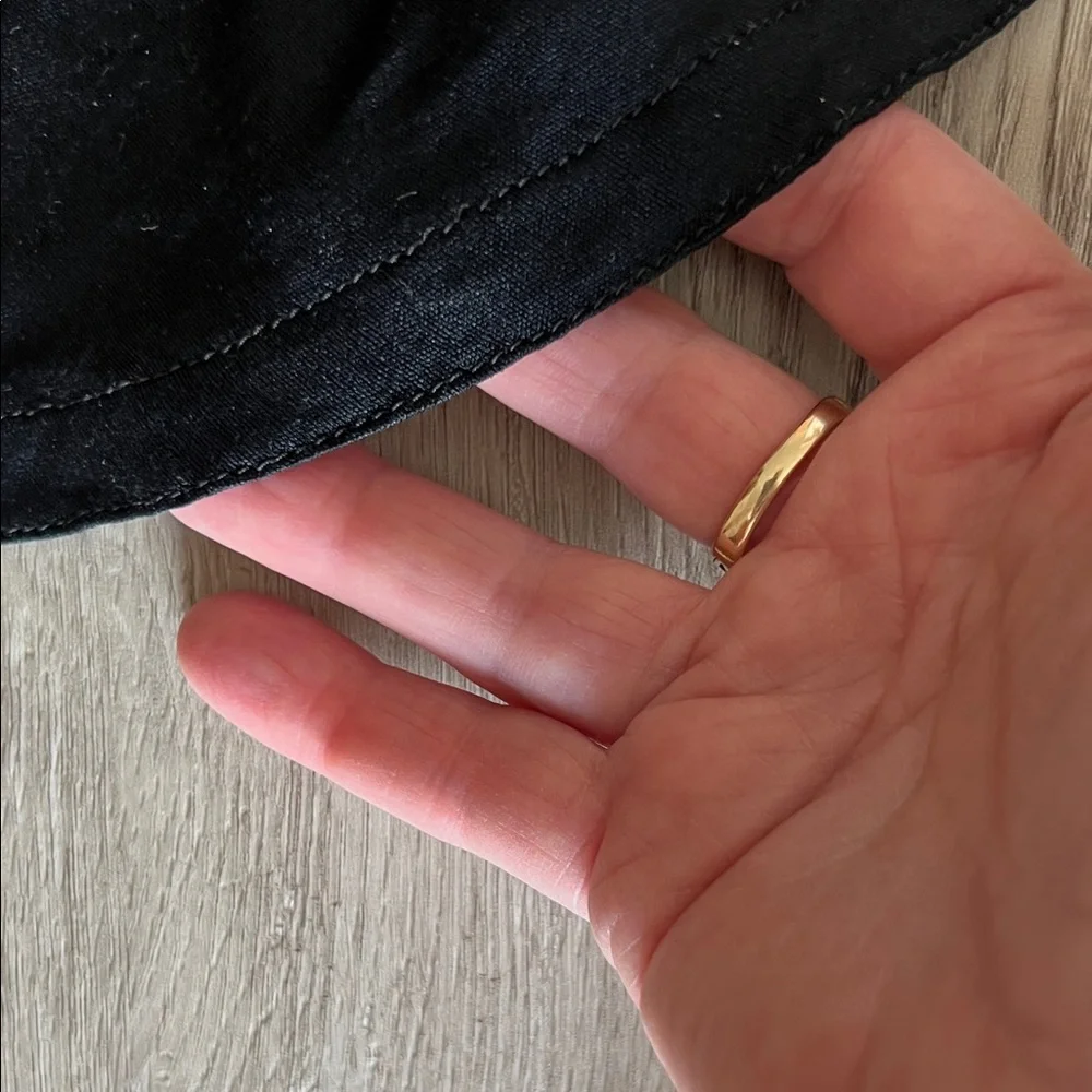 Black Silk Knit Jersey Sheer Camisole Top ties at back - Picture 8 of 10